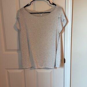 Market & Spruce Heather Gray Knit Top